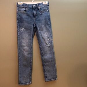 Old Navy Kids karate slim Distressed Jeans with built in flex max.